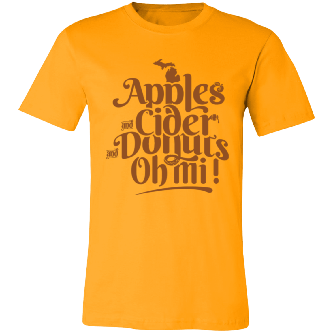 Apples Cider Donuts Oh Mi - Light Brown Unisex Classic T-Shirt
