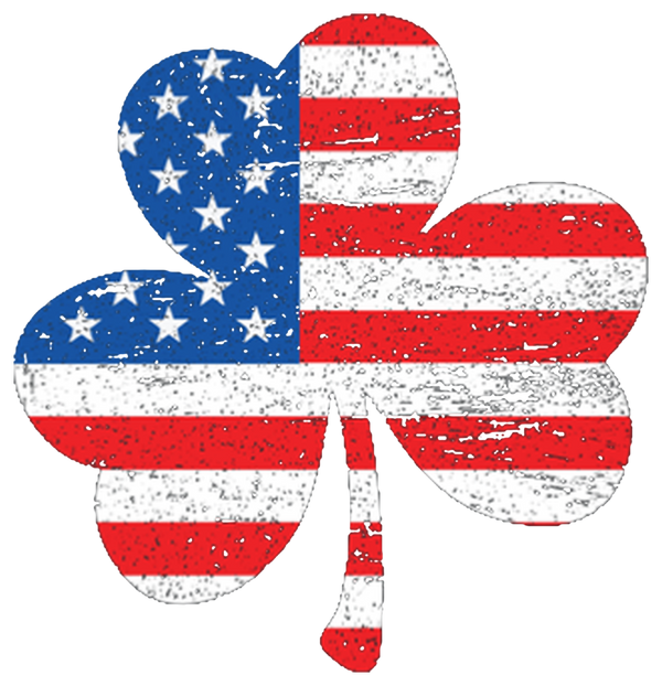 American Flag Shamrock