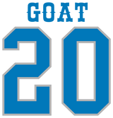 Detroit Football Number 20