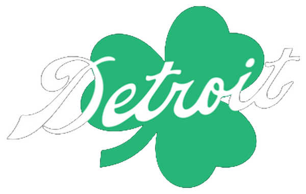 Detroit Script Shamrock
