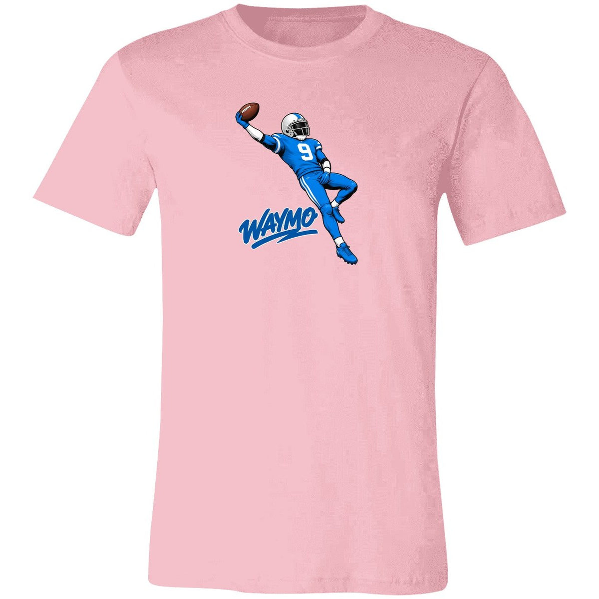 Waymo Catch Football T-Shirt - Pink