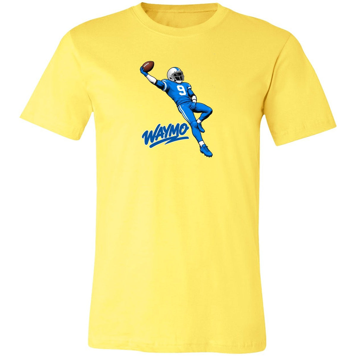 Waymo Catch Football T-Shirt - Yellow
